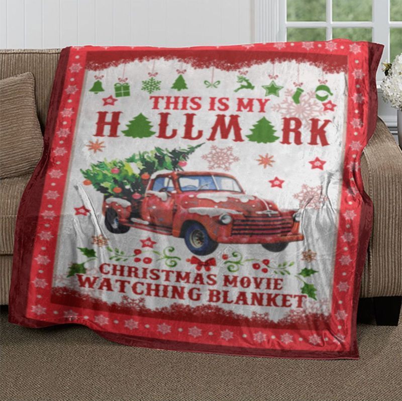 Christmas Sherpa Fleece Blanket