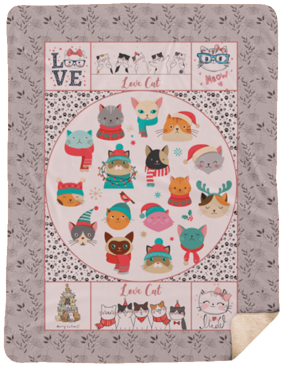 Christmas Sherpa Fleece Blanket