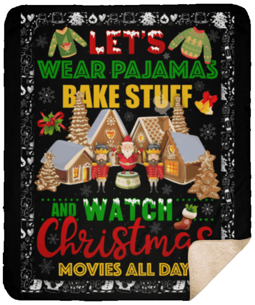 Christmas Sherpa Fleece Blanket