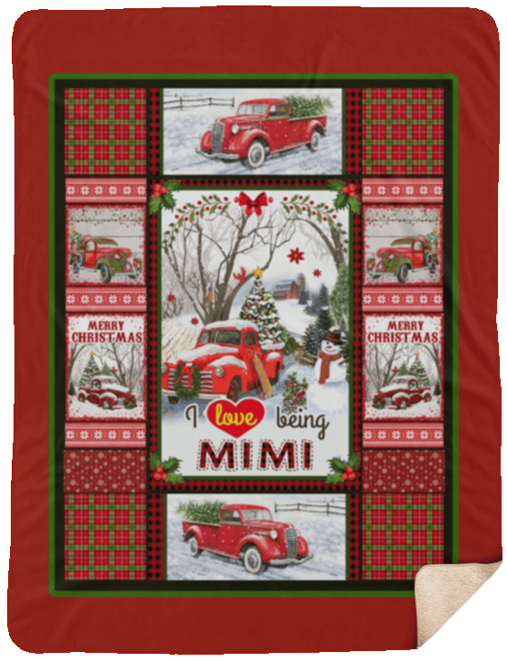 Christmas Sherpa Fleece Blanket