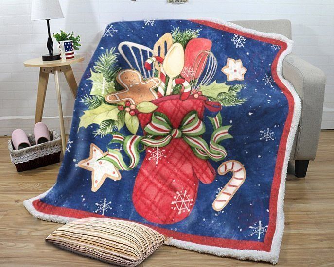 Christmas Cookies Fleece Blanket
