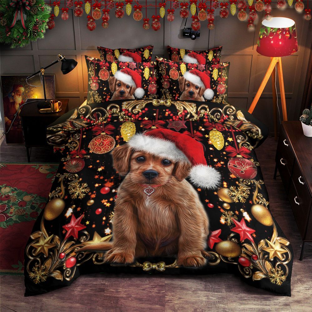 Christmas Day Dog Bedding Set