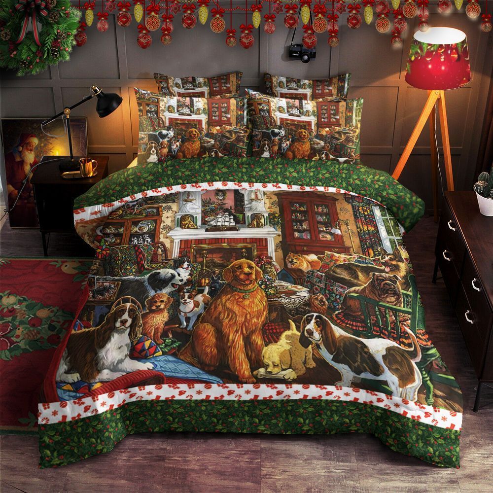 Christmas Day Dog Bedding Set