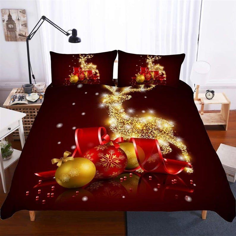 Christmas Deer Bedding Set