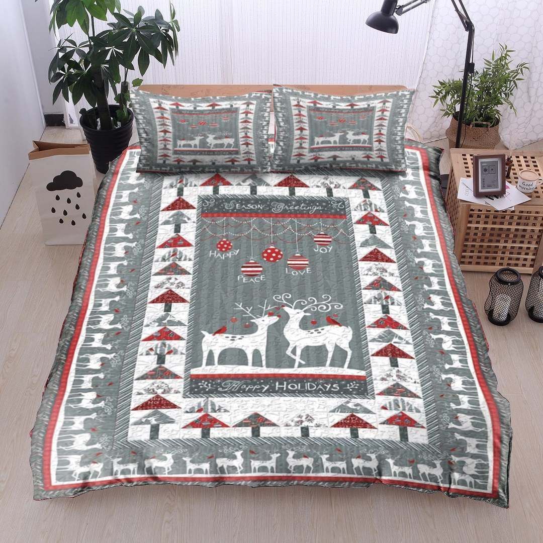 Christmas Deer Bedding Set