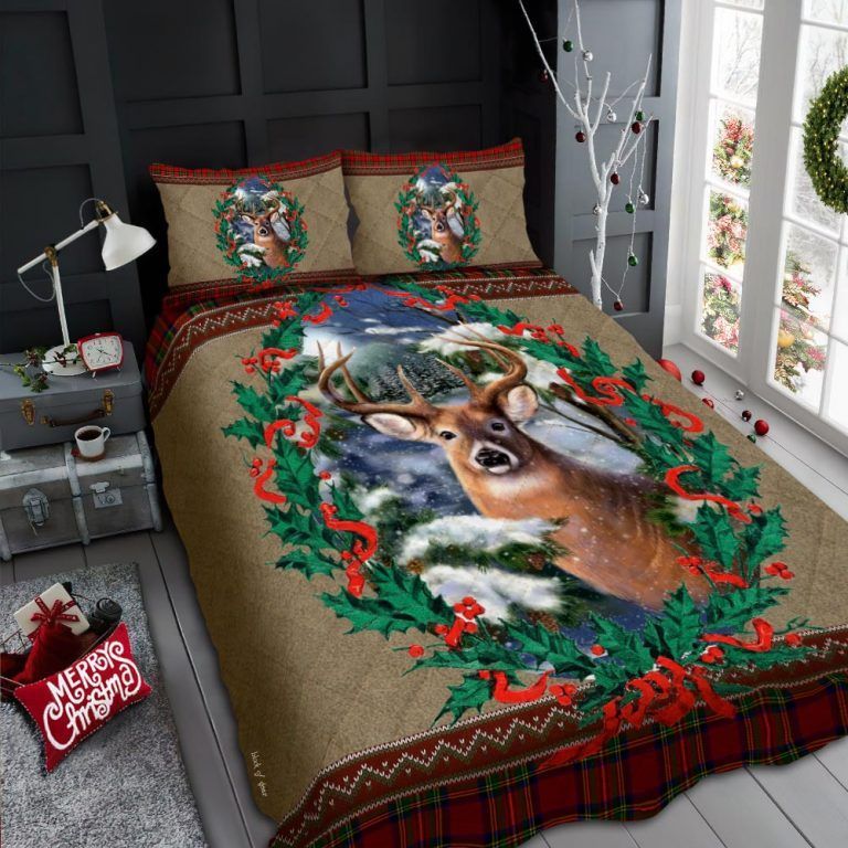 Christmas Deer Bedding Set