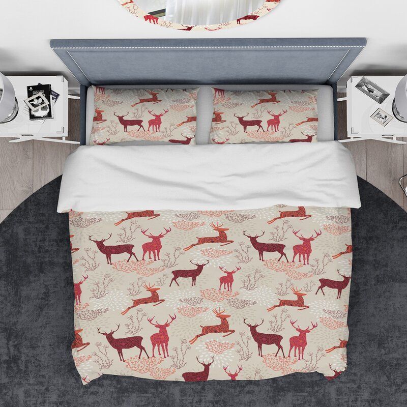 Christmas Deers Bedding Set