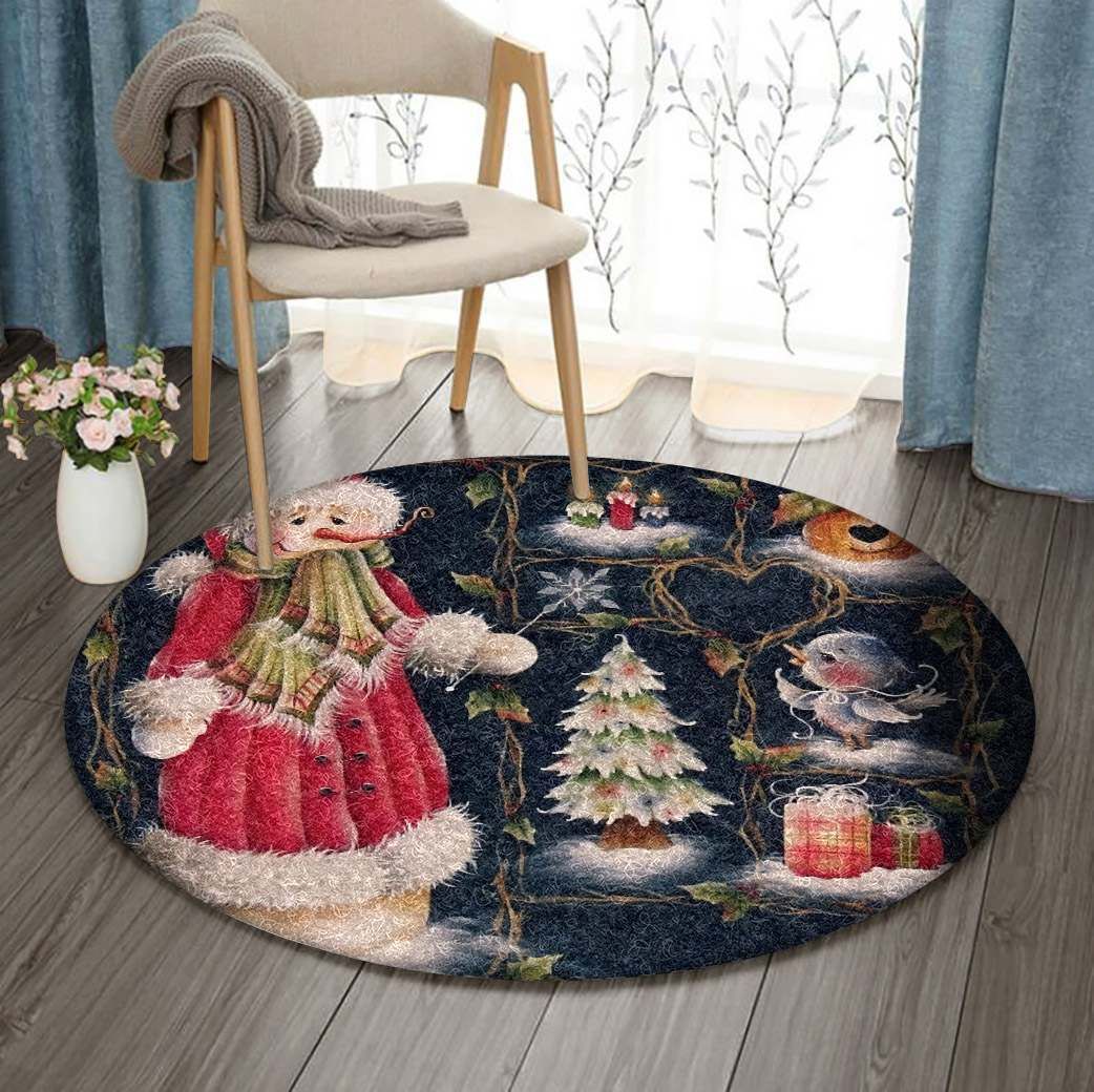 Christmas Round Carpet