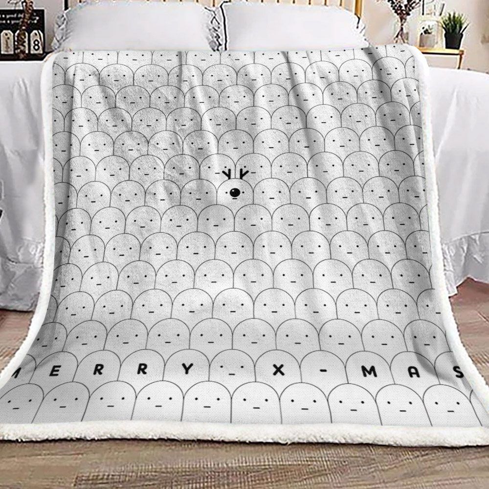 Christmas Sherpa Fleece Blanket