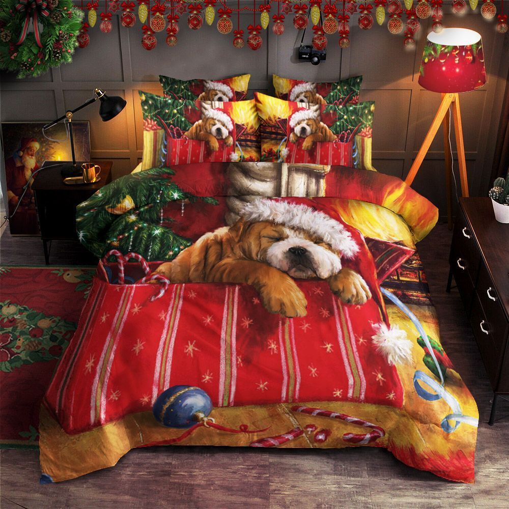 Christmas Dog Bedding Set
