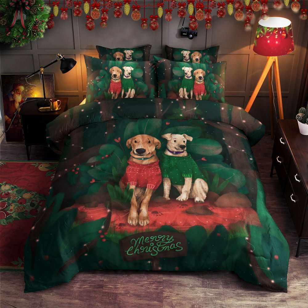 Christmas Dog Bedding Set