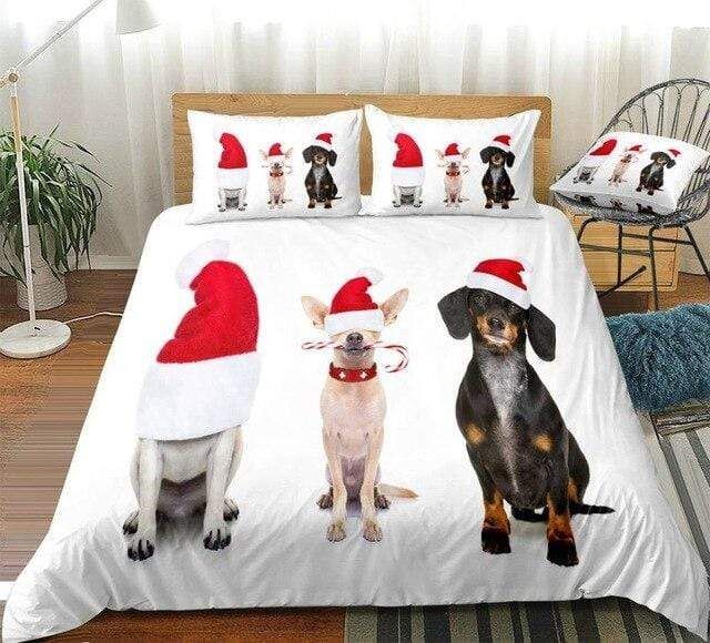 Christmas Dog Bedding Set