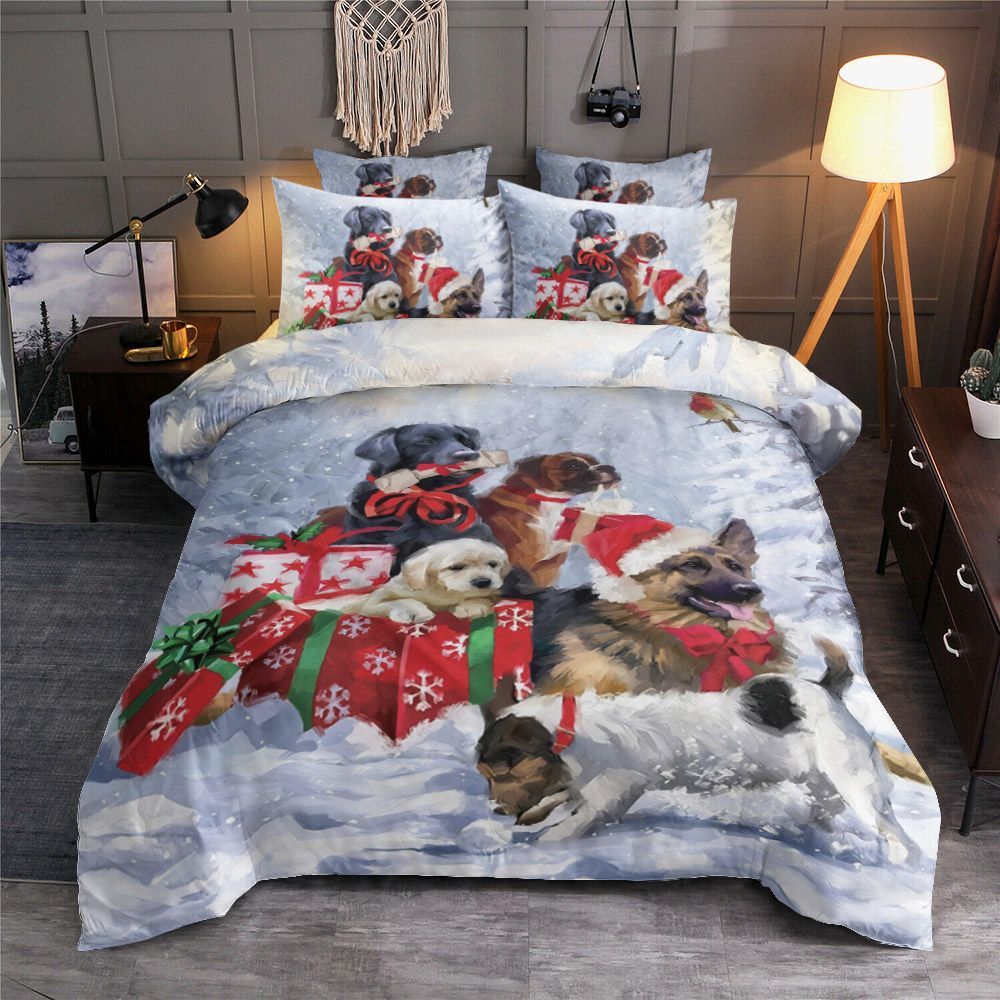 Christmas Dog Bedding Set