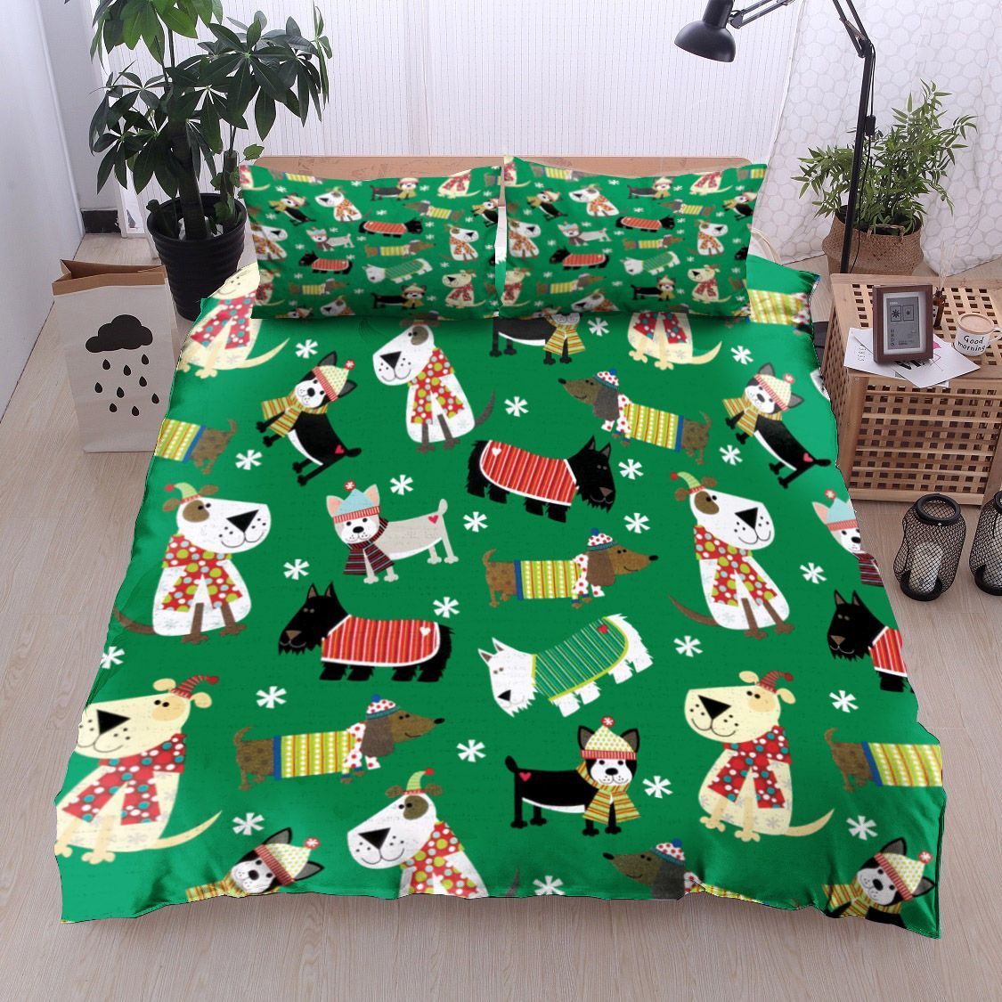 Christmas Dog Bedding Set