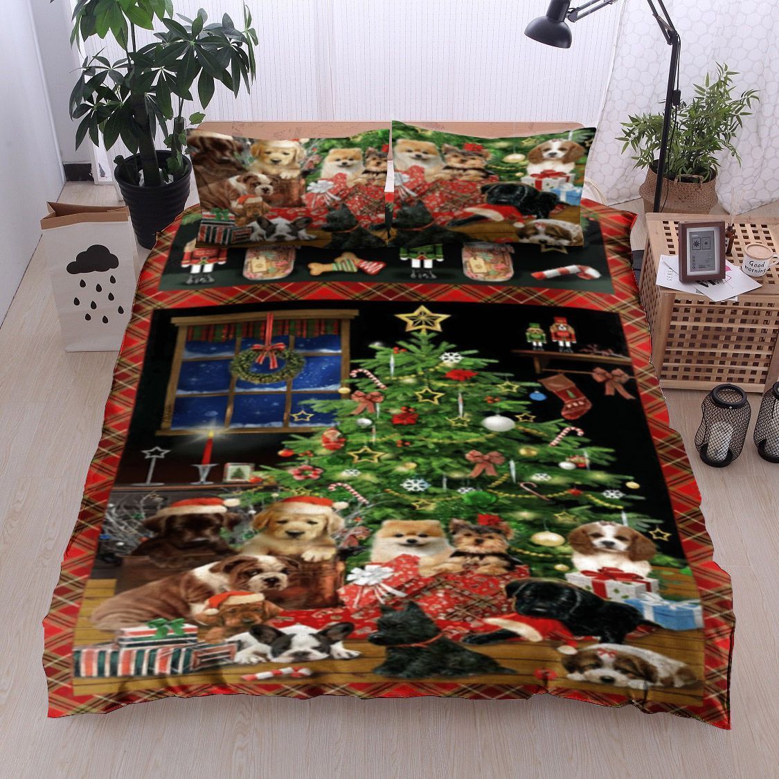 Christmas Dog Bedding Set