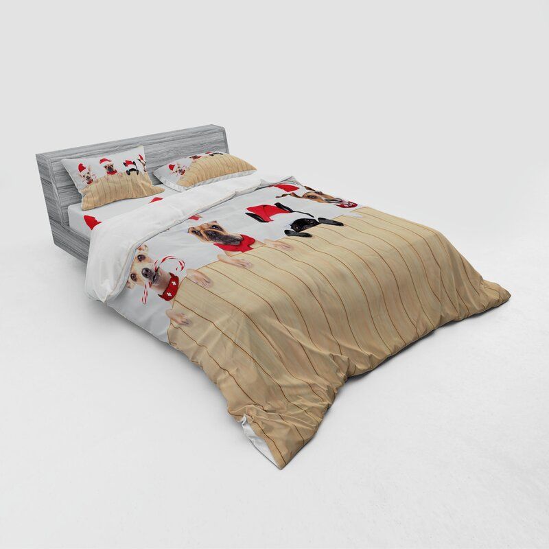 Christmas Dogs Bedding Set