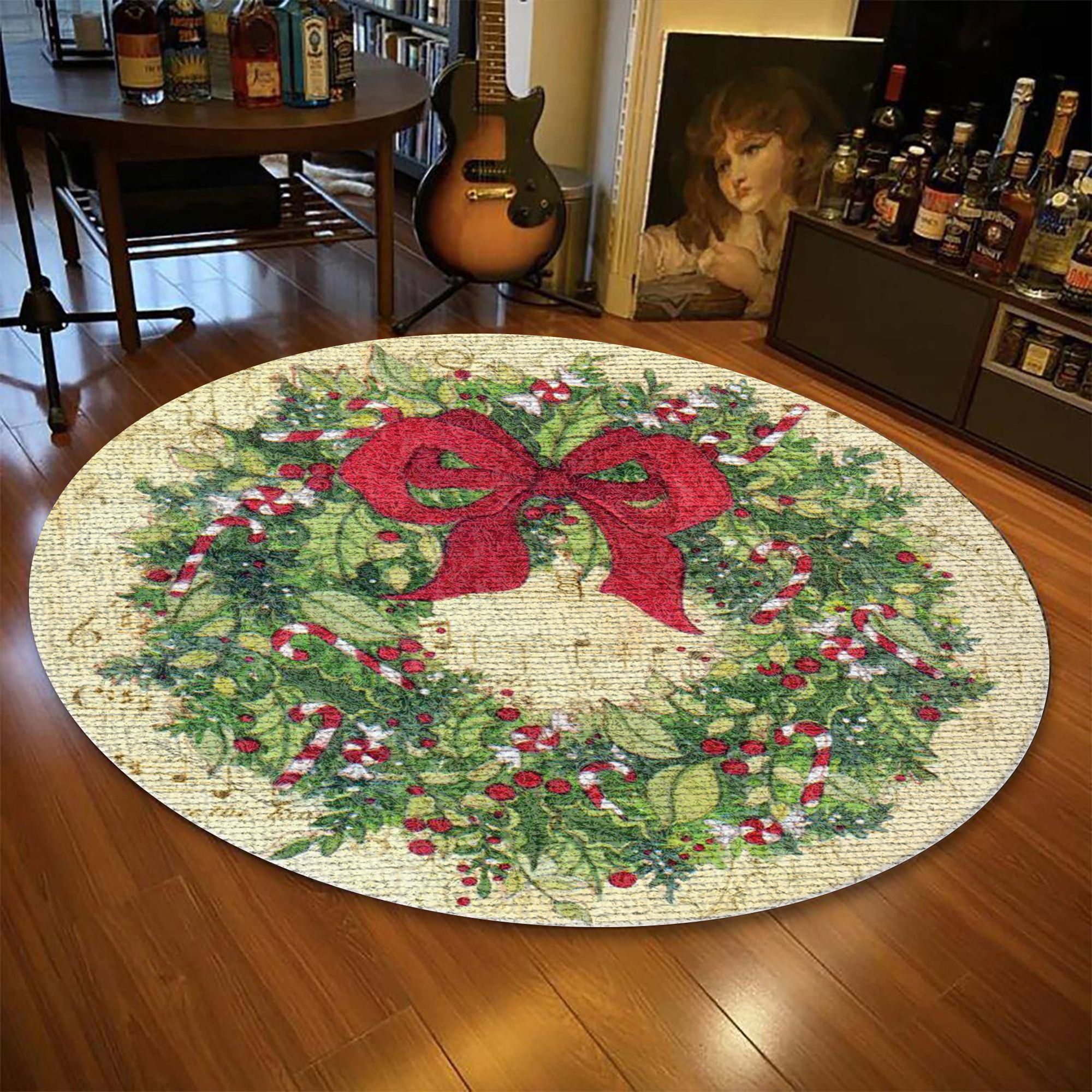 Christmas Round Carpet
