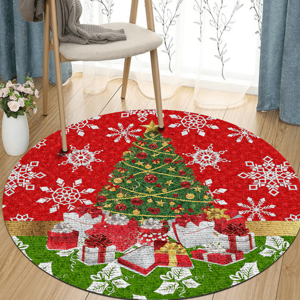 Christmas Round Carpet