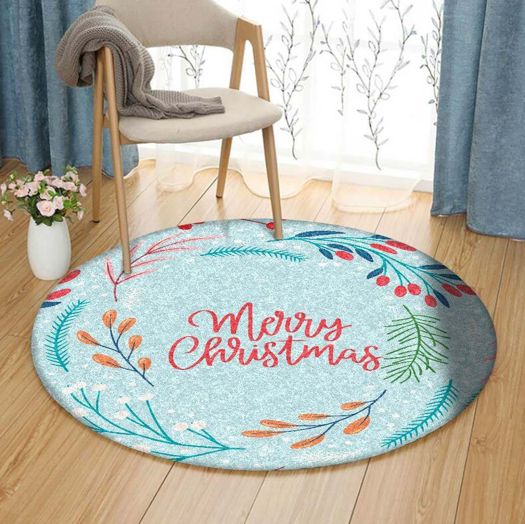 Christmas Round Carpet