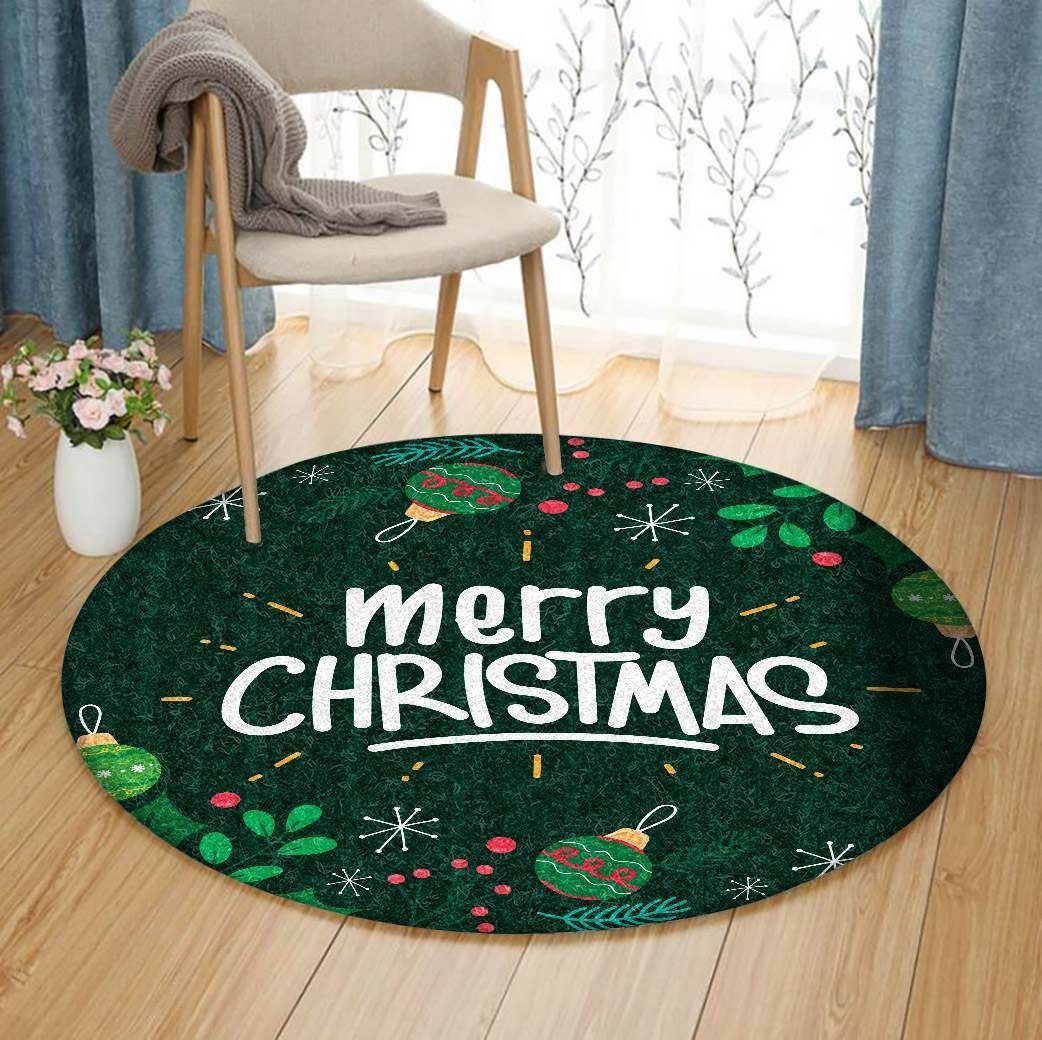 Christmas Round Carpet
