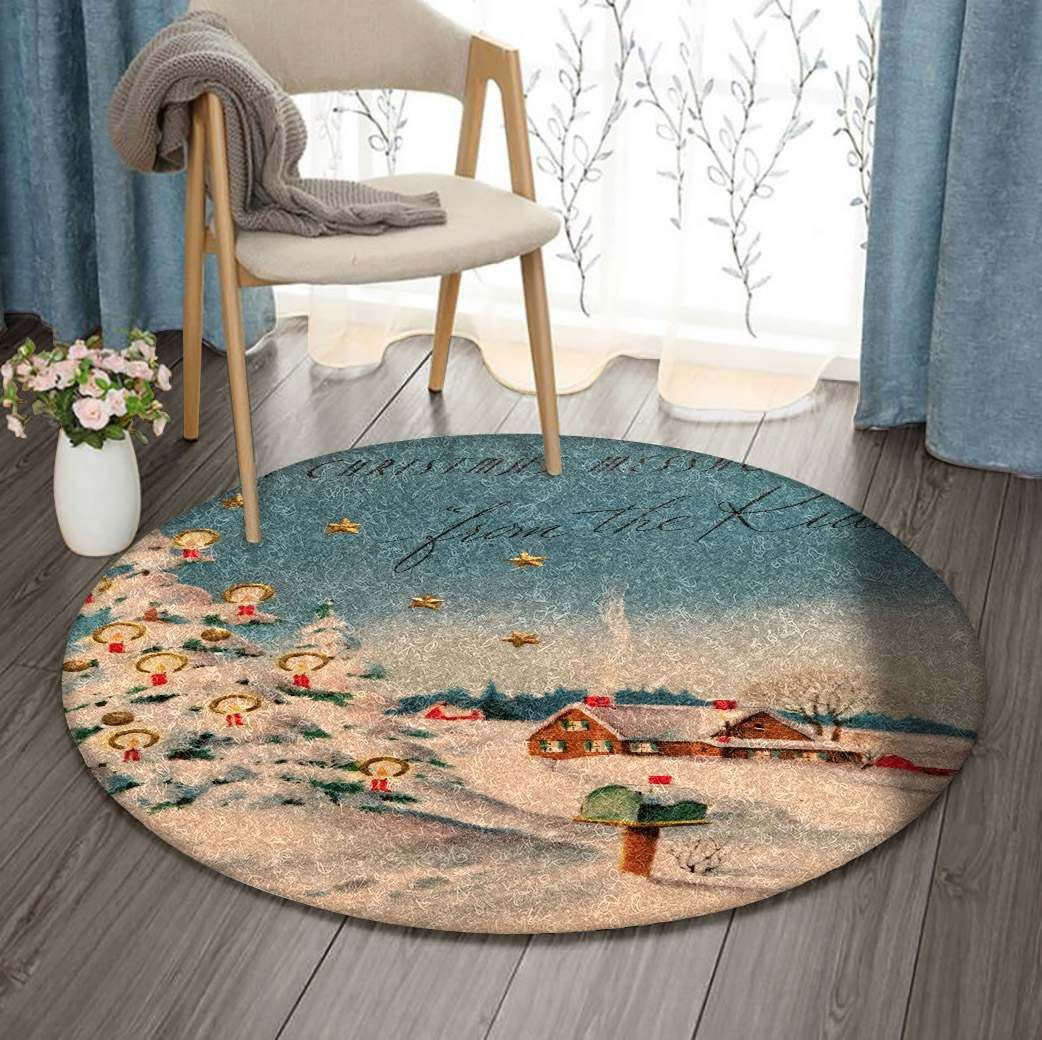 Christmas Round Carpet