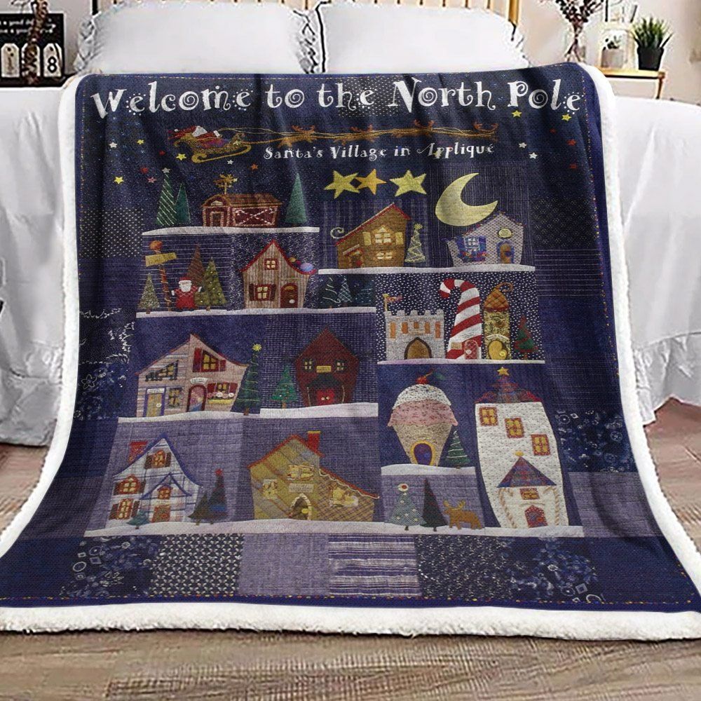 Christmas Sherpa Fleece Blanket