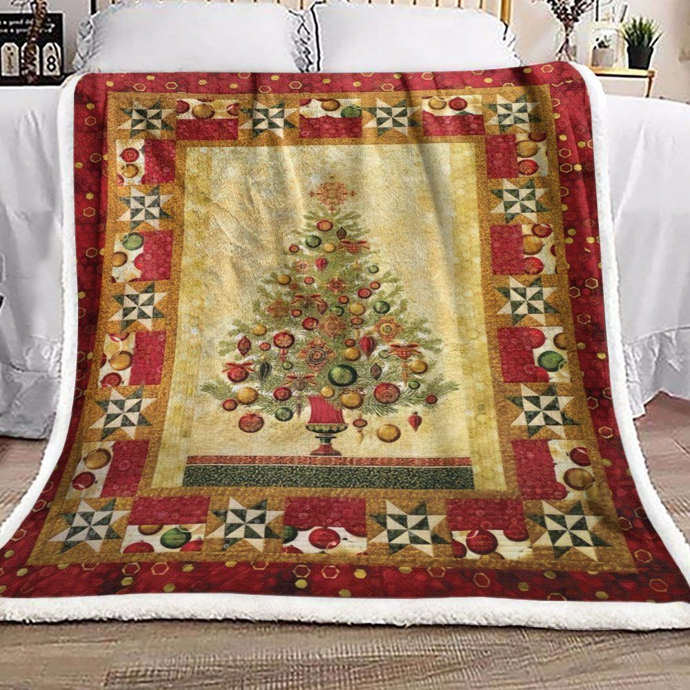Christmas Sherpa Fleece Blanket
