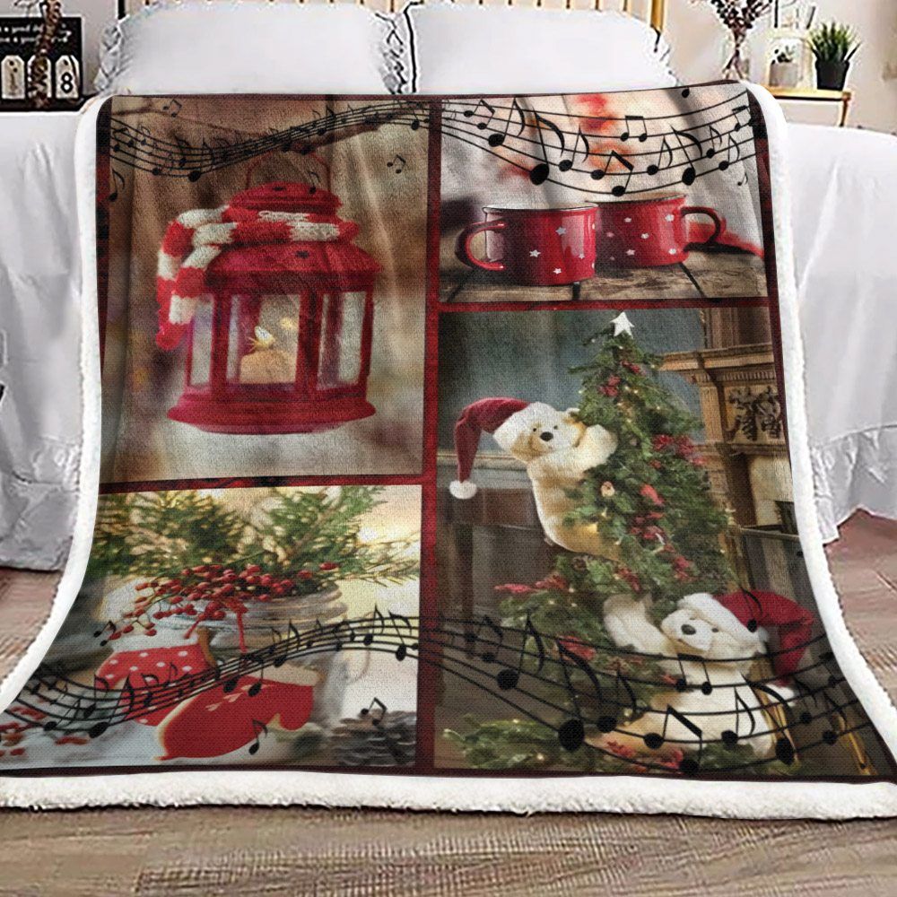 Christmas Sherpa Fleece Blanket