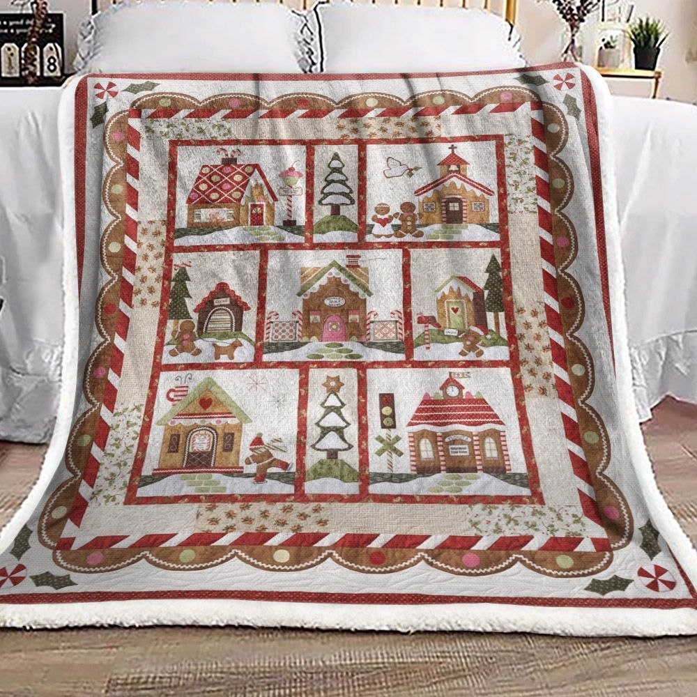 Christmas Sherpa Fleece Blanket