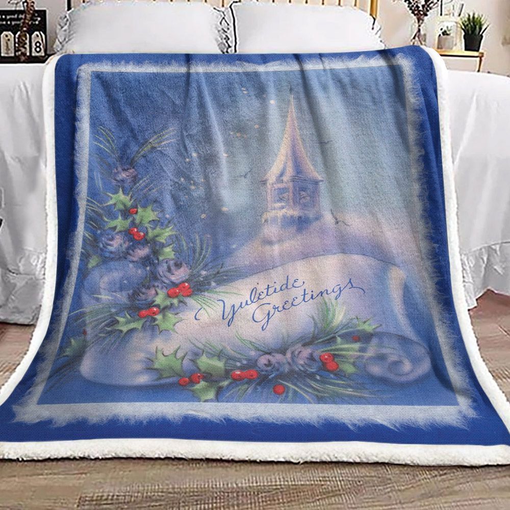 Christmas Sherpa Fleece Blanket