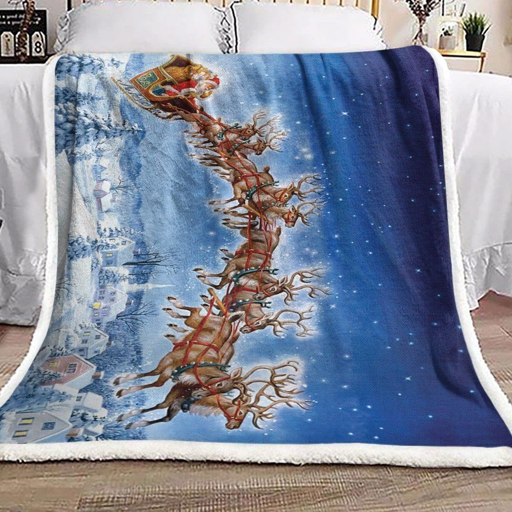 Christmas Sherpa Fleece Blanket