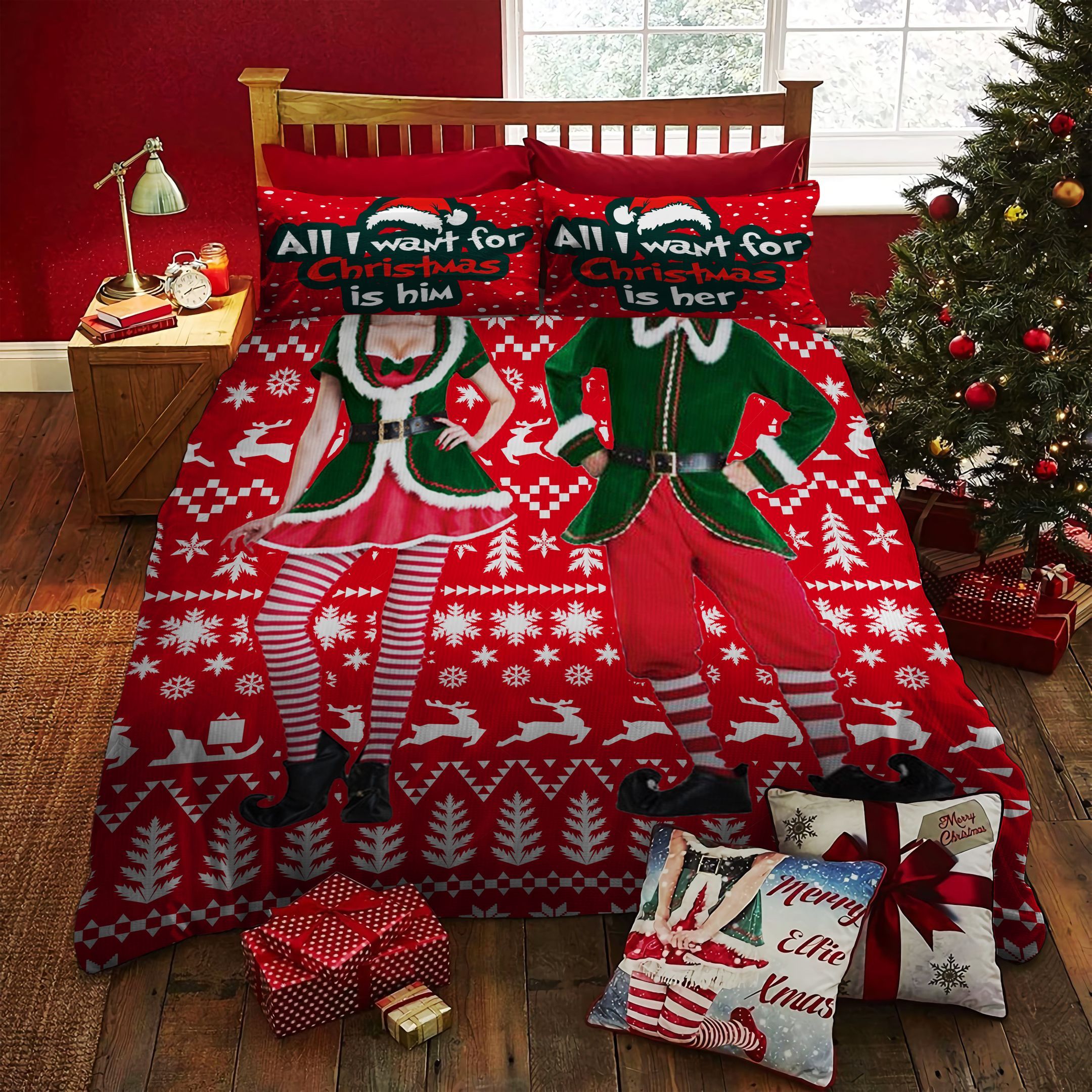 Christmas Elf Bedding Set