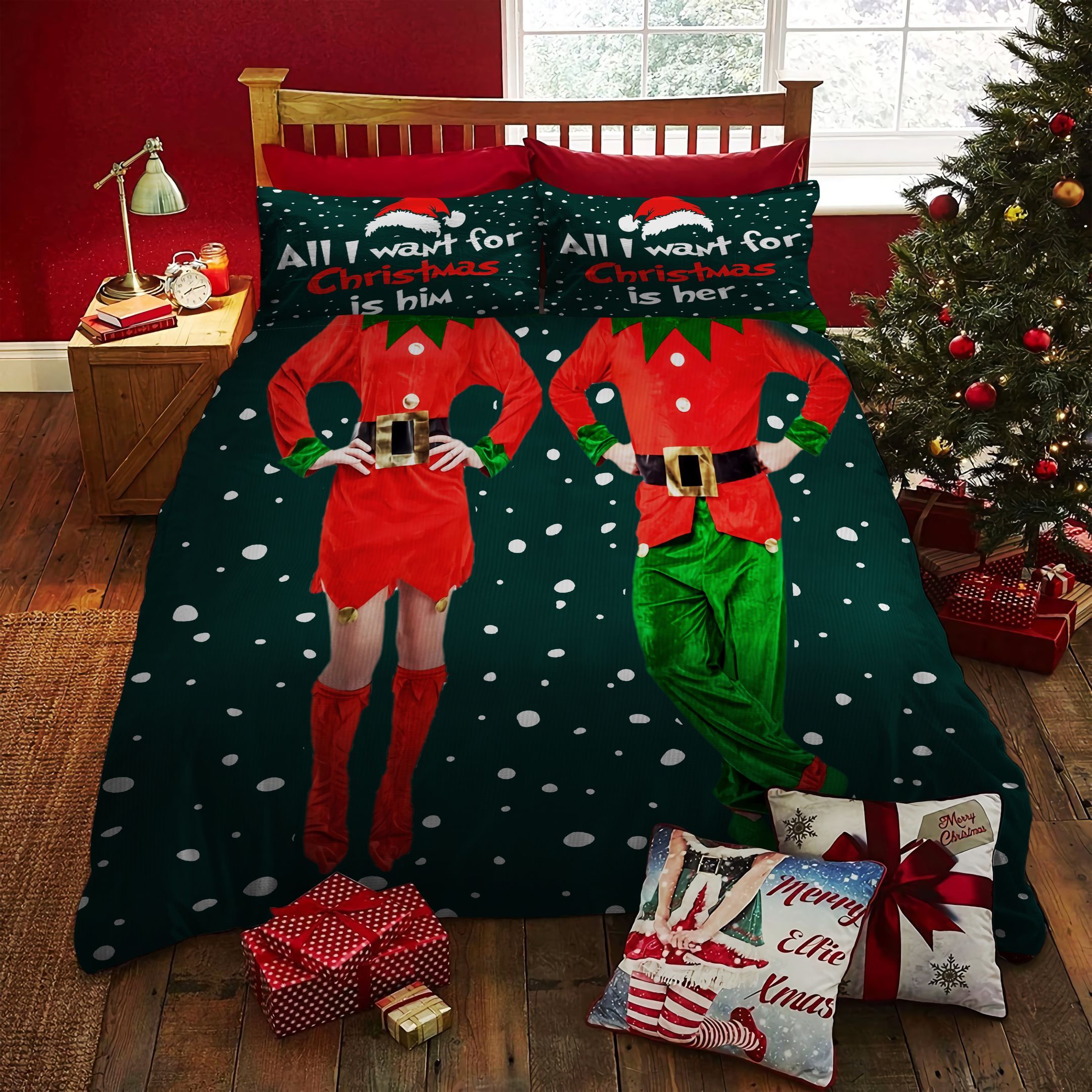 Christmas Elf Bedding Set