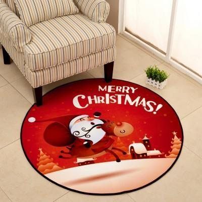 Christmas Gift Round Carpet