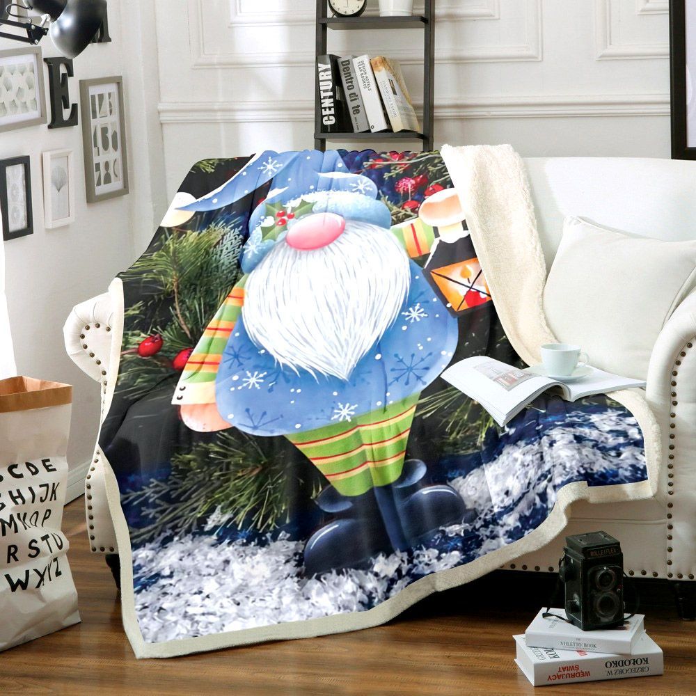 Christmas Gnome Sherpa Fleece