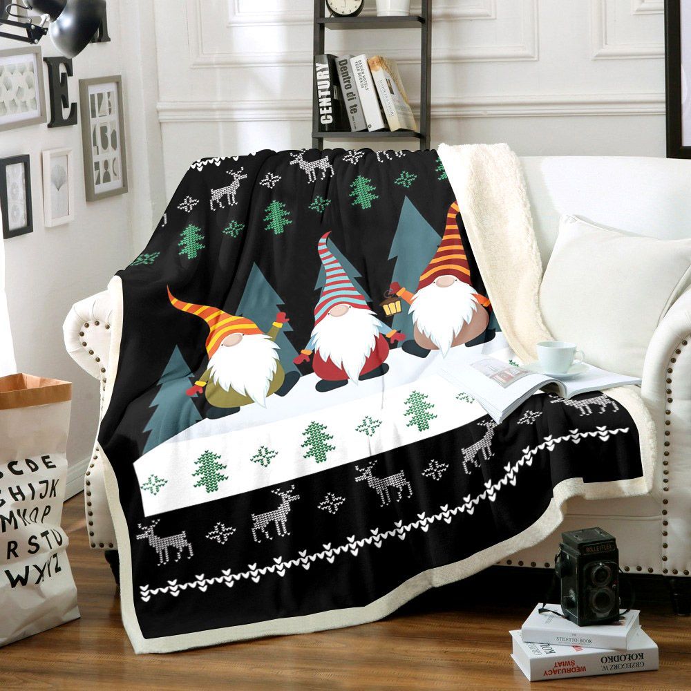 Christmas Gnome Sherpa Fleece