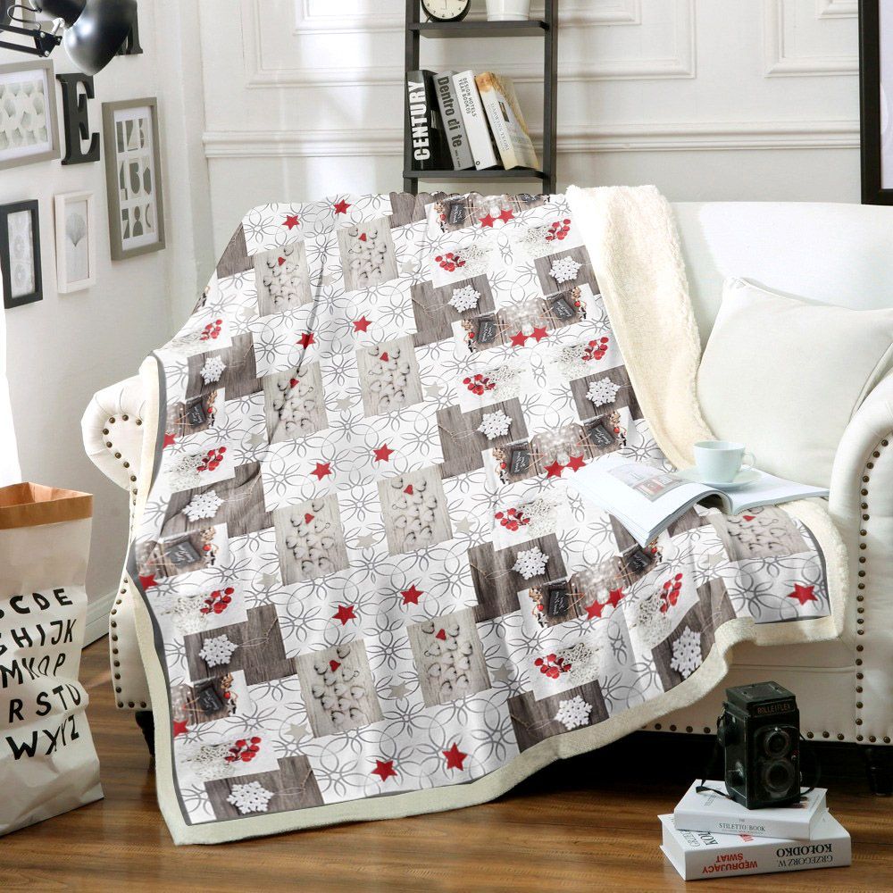 Christmas Sherpa Fleece Blanket