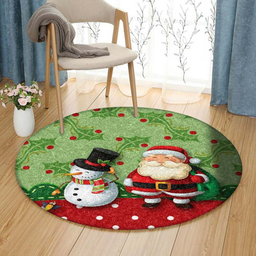 Christmas Round Carpet