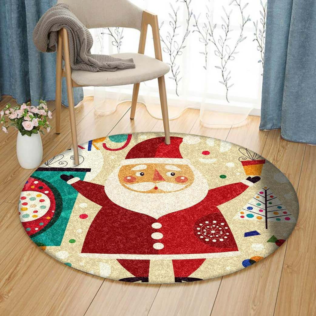 Christmas Round Carpet
