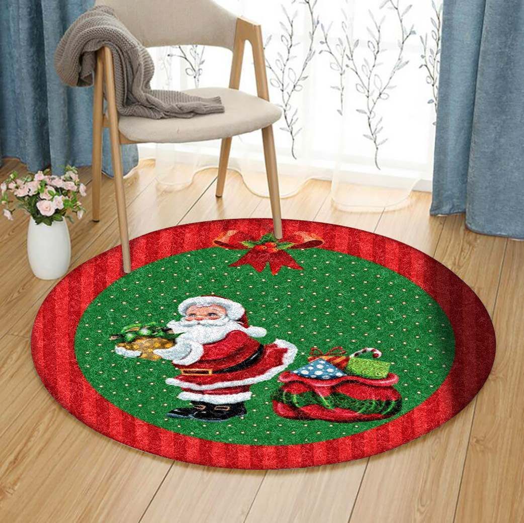 Christmas Round Carpet