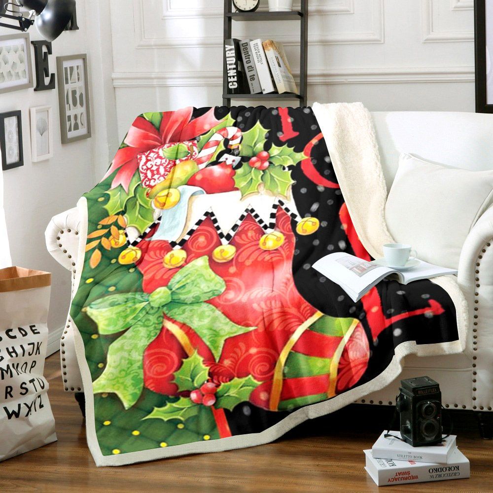 Christmas Sherpa Fleece Blanket