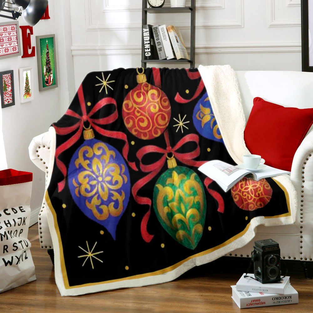 Christmas Sherpa Fleece Blanket
