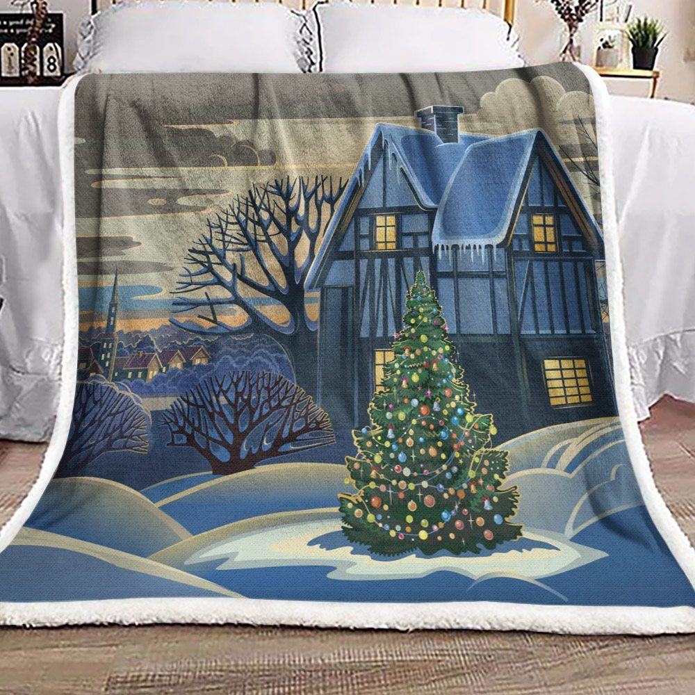 Christmas Sherpa Fleece Blanket
