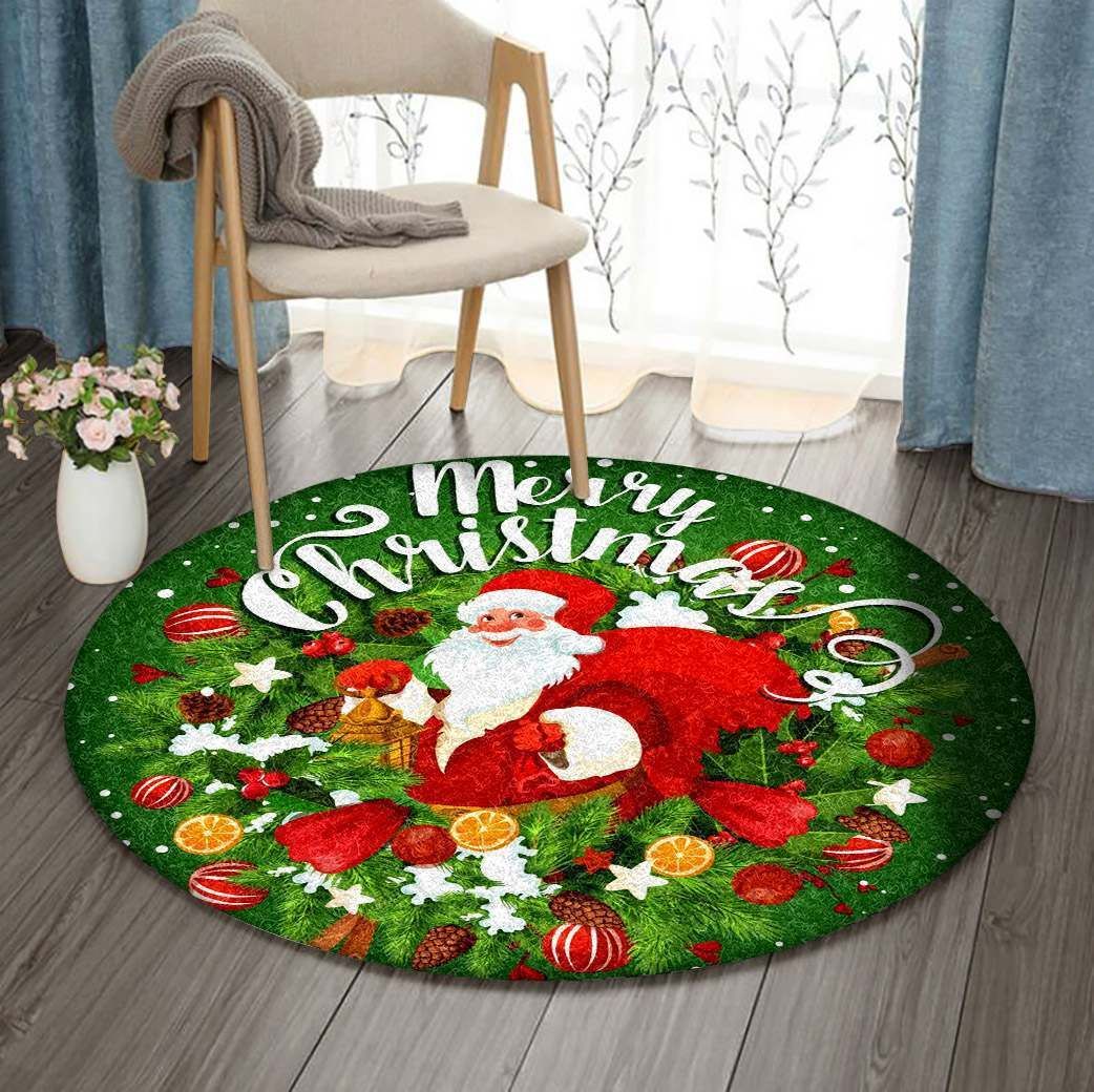 Christmas Round Carpet