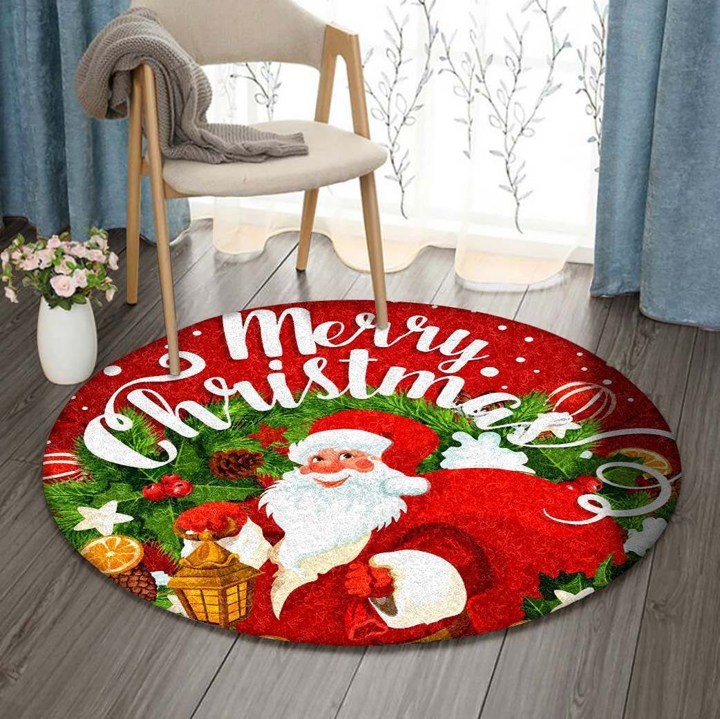 Christmas Round Carpet
