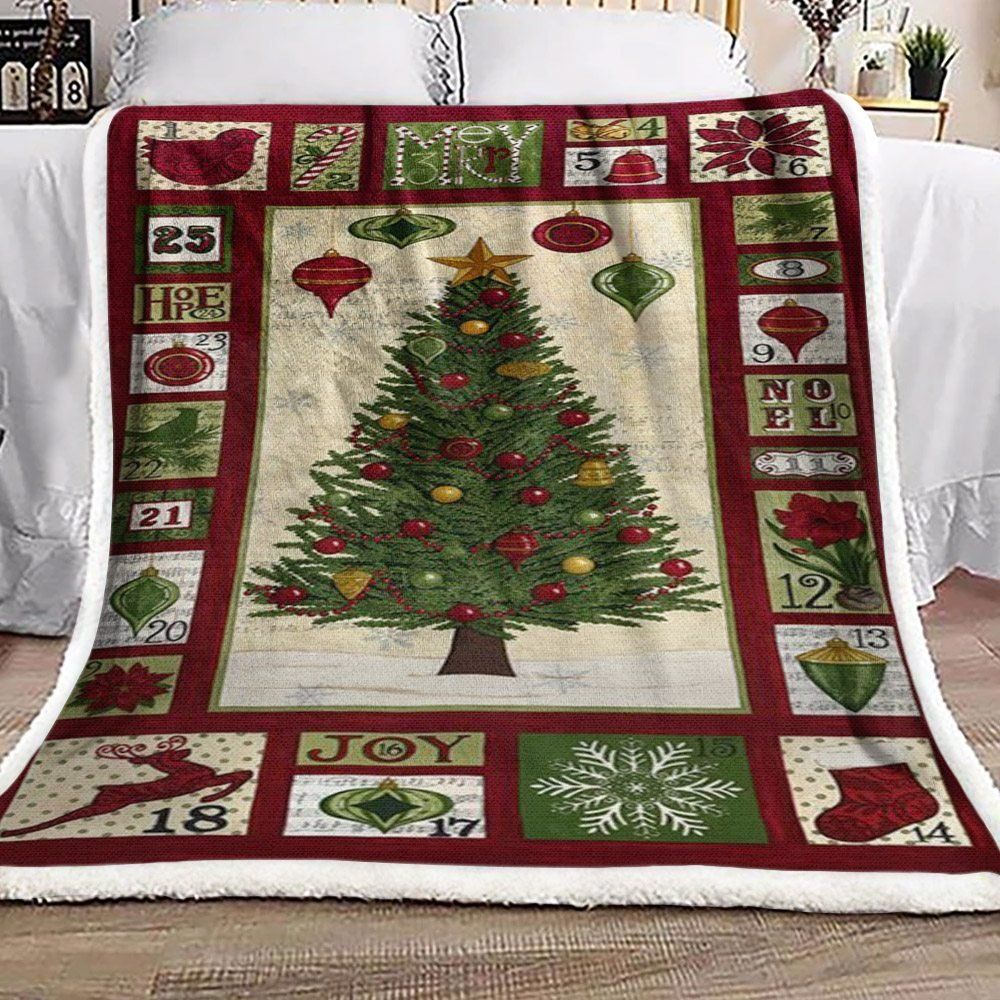 Christmas Sherpa Fleece Blanket