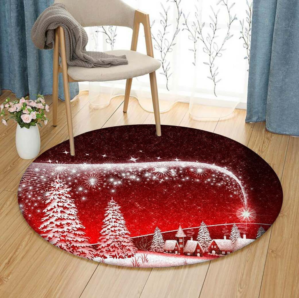 Christmas Round Carpet