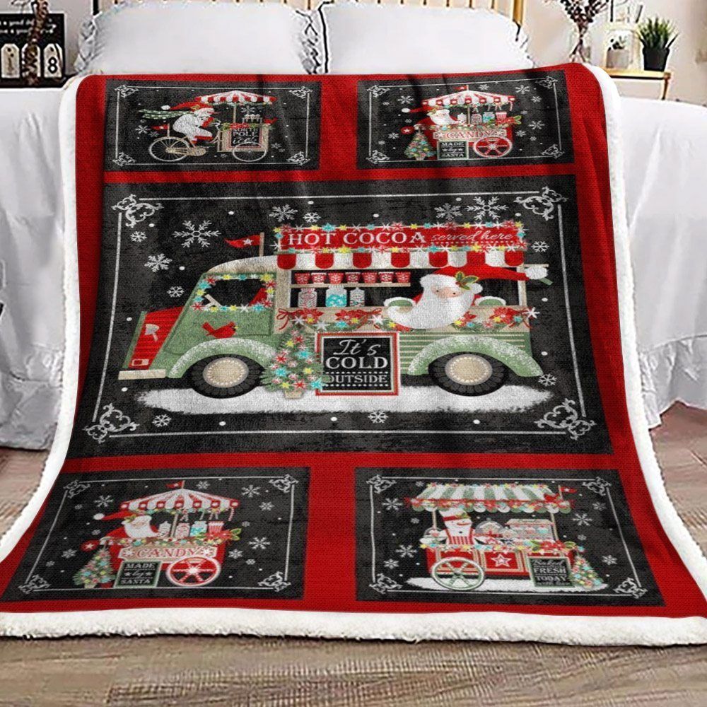 Christmas Sherpa Fleece Blanket
