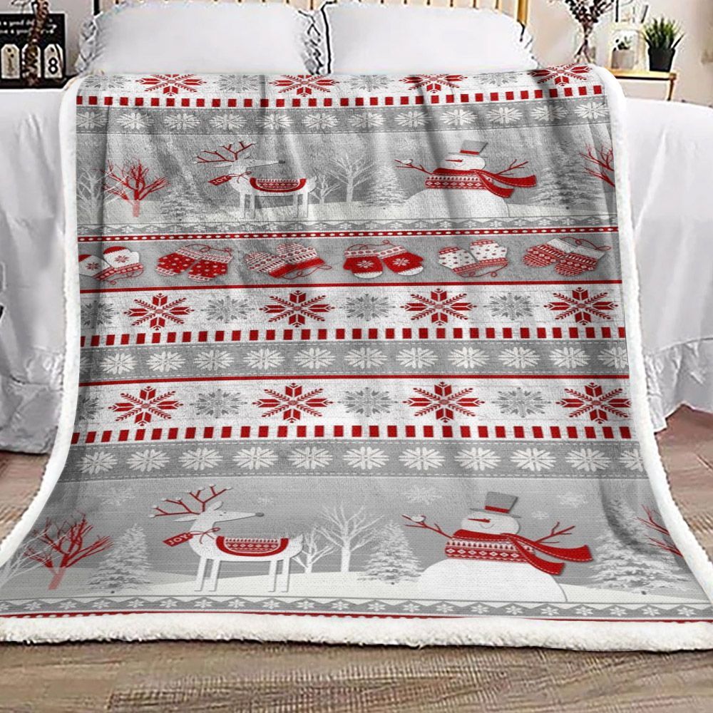 Christmas Sherpa Fleece Blanket