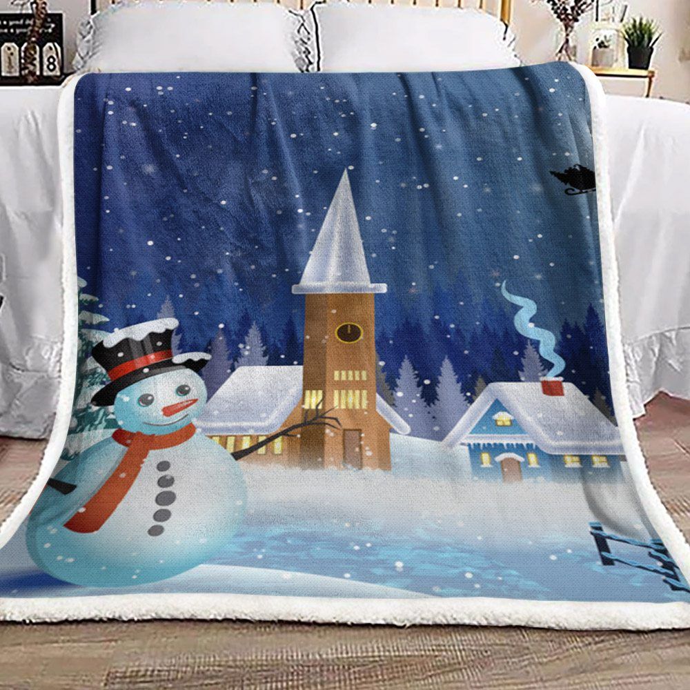 Christmas Sherpa Fleece Blanket